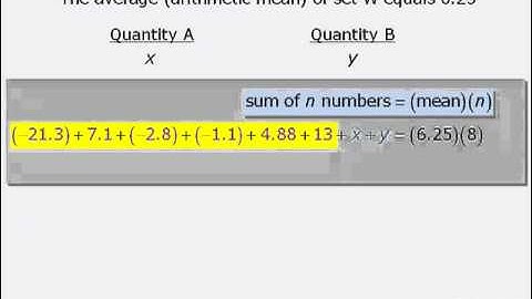 3. GRE Practice Question - Two Unknown Values