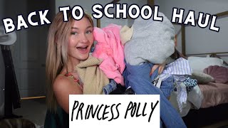 HUGE BACK TO SCHOOL CLOTHING HAUL | TRY ON, PRINCESS POLLY by Kenzie Yolles 27,435 views 9 months ago 9 minutes, 21 seconds
