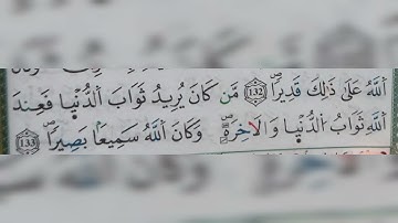 سورة النساء الآية ١٣٣(133)