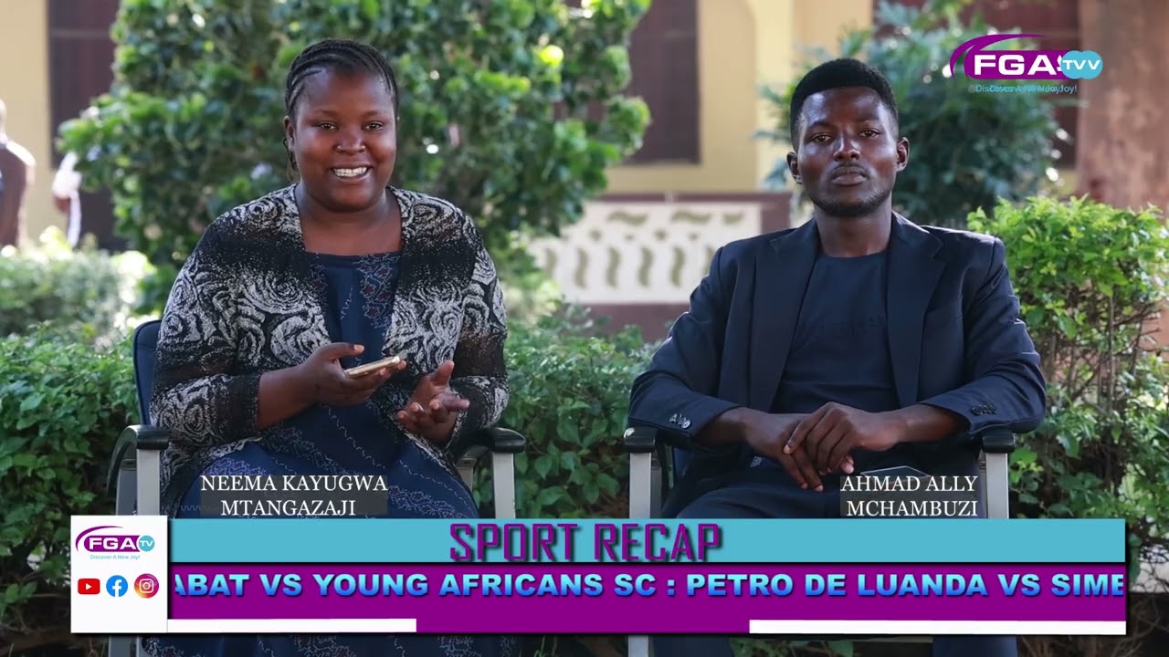 Представители Африканского чемпионского клуба «Завтра — это завтра»: Янга, Марокко, и Симба, Анго...