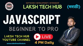 Learn JavaScript Live in Marathi 🔥 | Beginner to Pro | 4 PM Daily