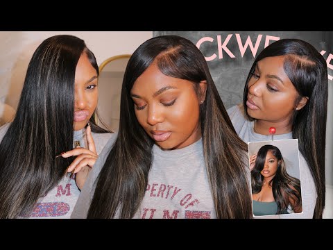How To: Natural Side Part Quick Weave (Beginner Friendly!)