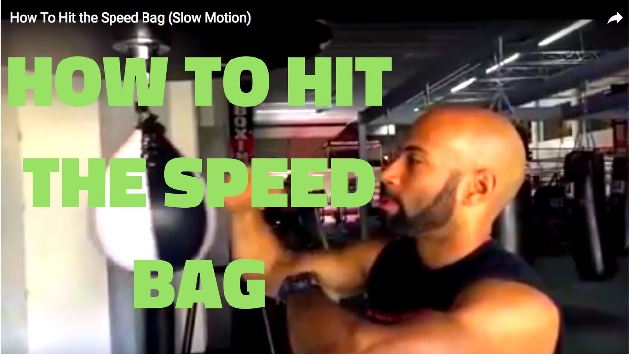 How To Hit the Speed Bag (Slow Motion) YouTube