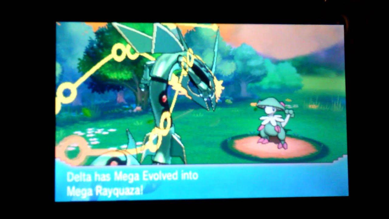 Pokémon ORAS - Mega Rayquaza, Delta Stream, Dragon Ascent - NintendObserver