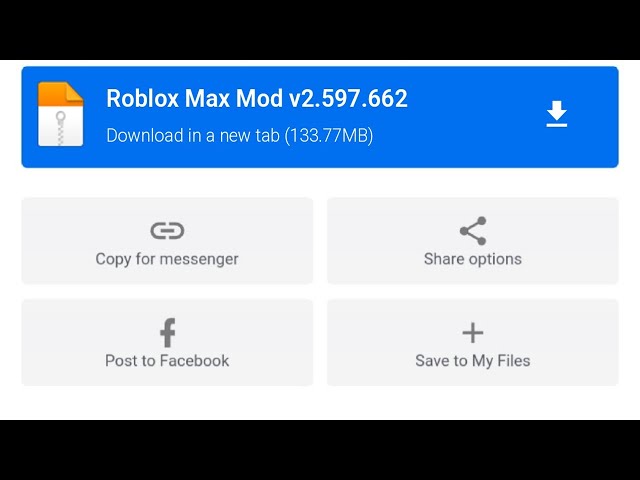 Roblox MOD APK v2.597.662 (MOD MENU) - RelaxModAPK