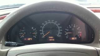 1999 Mercedes c230 Kompressor cold start 1999 Mercedes Kompressor C230