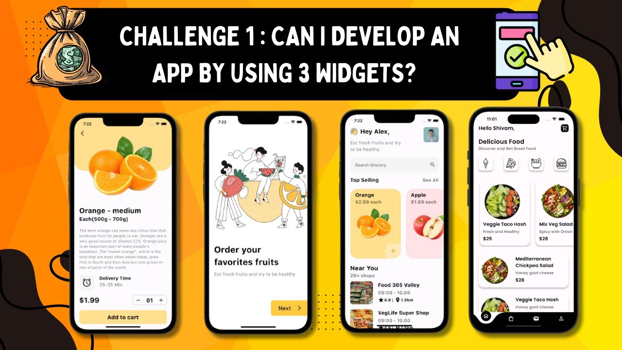 3 Flutter Widgets… 1 Complete App! (Impossible Challenge?)