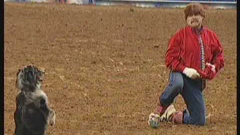 The Amazing Kelsey with Rodeo Clown Bert Davis