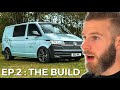 ULTIMATE VW TRANSPORTER Build From Stock: Episode 2 (T6.1)