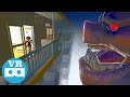 VR 360° Giant monster appears in a residential area at midnight | Unity