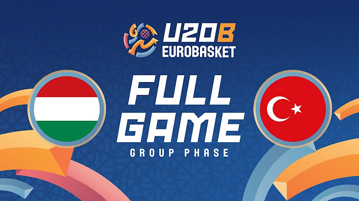 Group Phase | Hungary v Türkiye | Full Basketball Game | FIBA U20 EuroBasket 2025 Division B