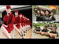 Как китайских стюардесс учат улыбаться, сидеть и проходить полосу препятствий!