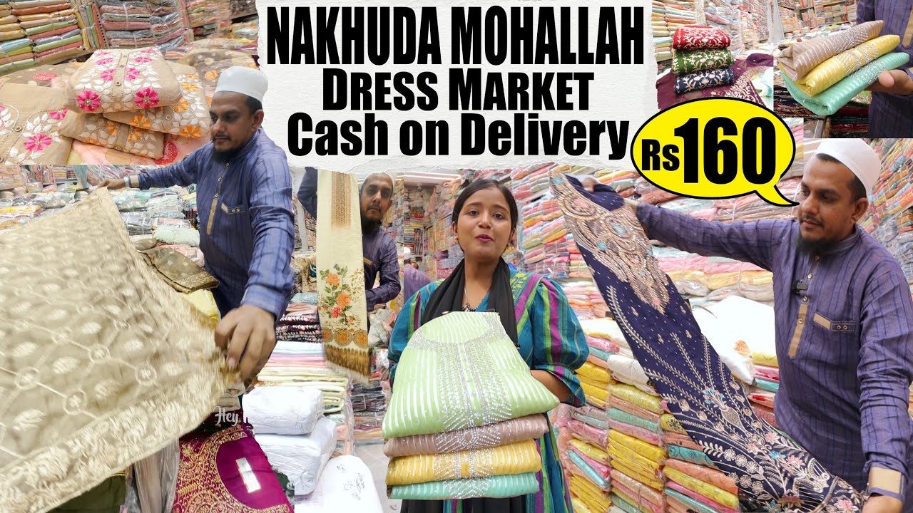 Ladies Dress Material Wholesale Market In Mumbai Nakhuda Mohalla Dress Material Market Mumbai
