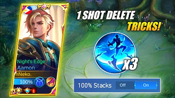 AAMON FAST STACKING TRICKS! AUTO 1 SHOT DELETE! [100% it worked]