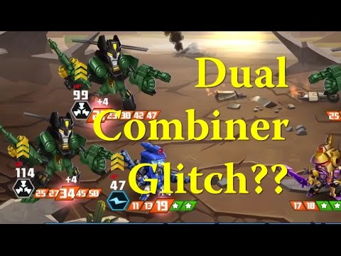 Transformers Battle Tactics - Dual Combiner Glitch?? Centuritron Gameplay