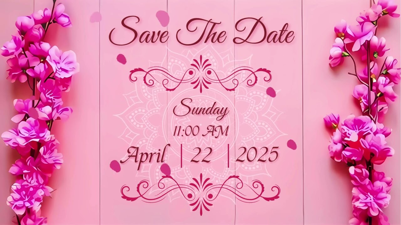 WS-114 | Punjabi Sikh Wedding Save The Date Digital Invitation | Order on WhatsApp +91 84529 50131