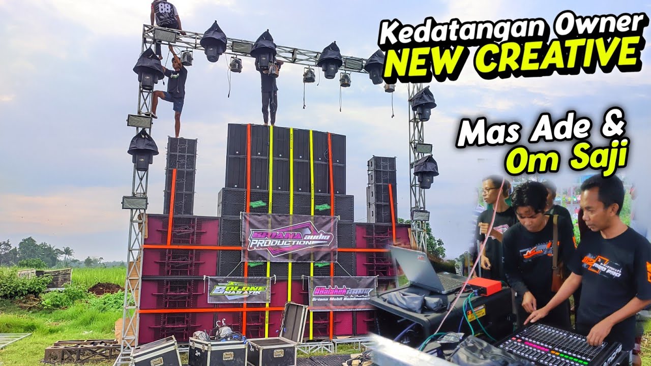 Cek Sound Briana Audio ❗ Kedatangan Mas Ade Dan Om Saji || Langsung Di Riset Ulang