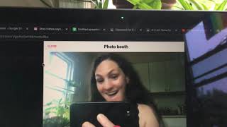 Posting artwork to the art show padlet