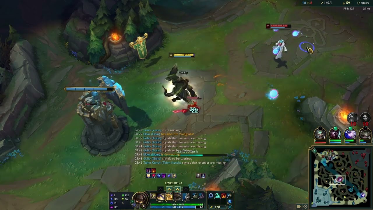 E1 mid galio vs syndra 5/0/5 win