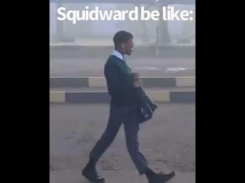 goofy ahh squidward walk - YouTube