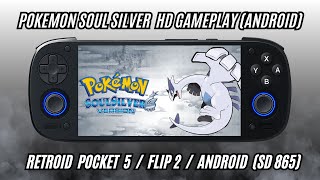 Pokémon SoulSilver on Android Retroid Pocket 5 | Drastic Emulator Gameplay & Best Settings screenshot 5