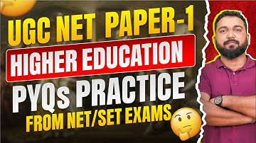 UGC NET Paper 1 Higher Education PYQs Solved | Top Previous Year Questions Explained By Vineet Sir |