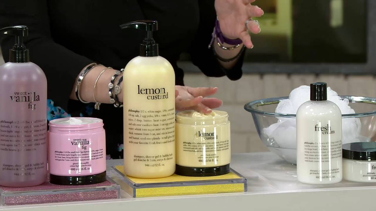 philosophy supersize shower gel and souffle duo on QVC YouTube
