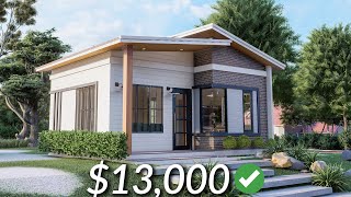 (6x7 Meters) Modern Tiny House Design | 1 Bedroom House Tour