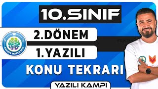 10Sinif Matemati̇k 2Dönem 1Yazili Konu Tekrari Yazili Kampi 