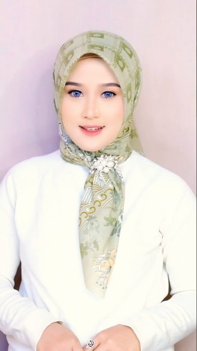 Style Hijab Segi Empat Motif Premium #hijabstyle #hijab #tutorial #hijabinspiration #fashion