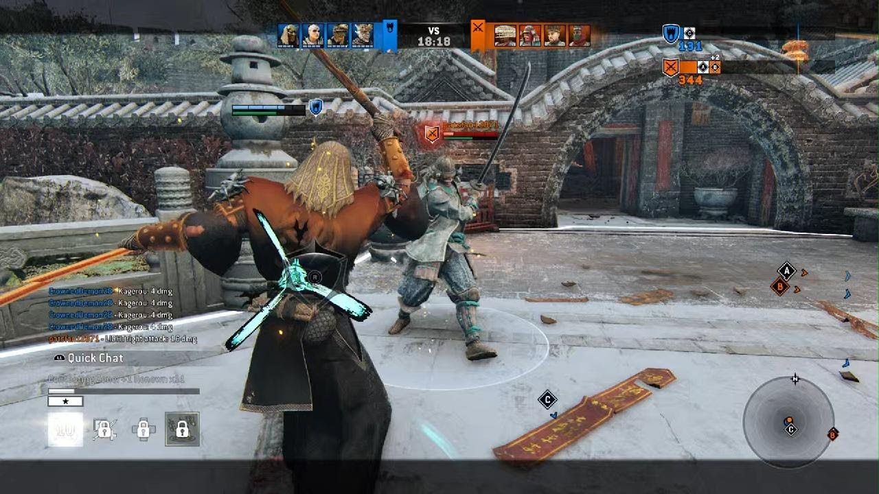 Insane 13 Kill Kyoshin Gameplay [ For Honor ]