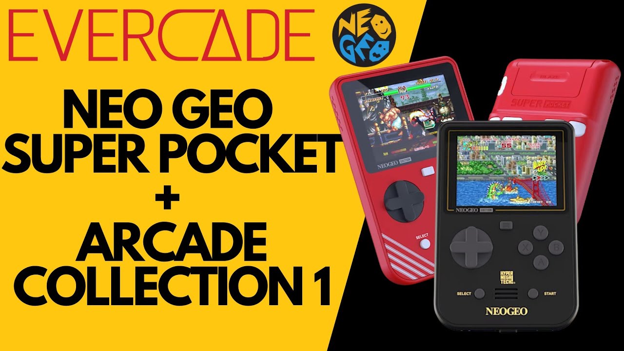 Novos consoles NEO GEO anunciados! Evercade + SNK: Neo Geo SUPER POCKET ...