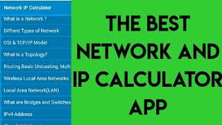 The best Network and IP Calculator App 2020 screenshot 1