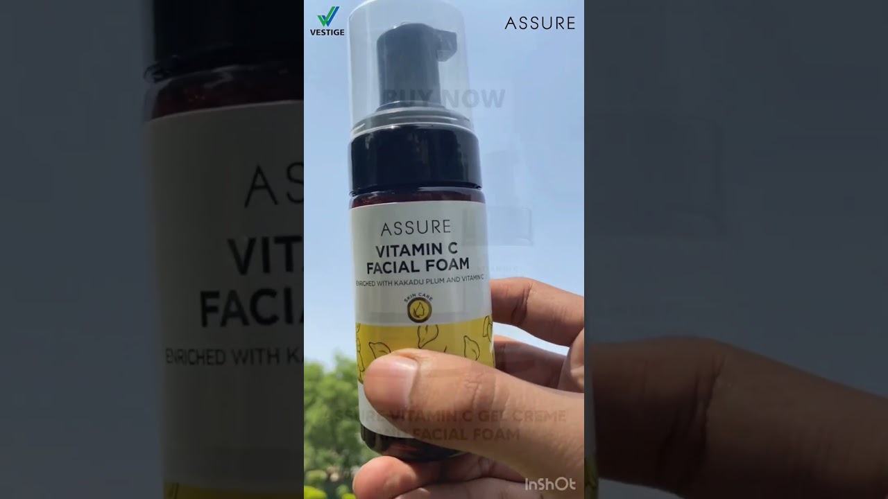 assure vitamin c facial foam and vitamin  c gel cream