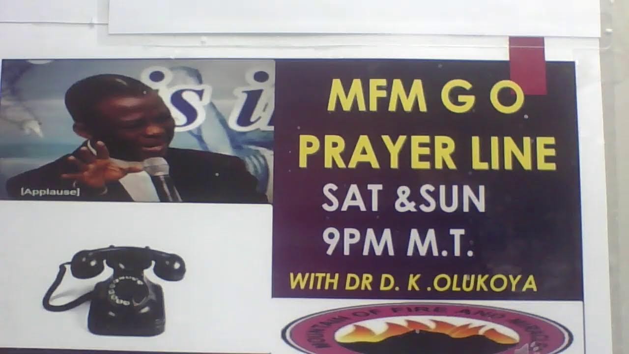 MFM GO PRAYERLINE FOR MARCH 7, 2026