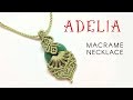 Macrame jewelry set tutorial: The Adelia necklace - Hướng dẫn thắt mặt dây chuyền Adelia