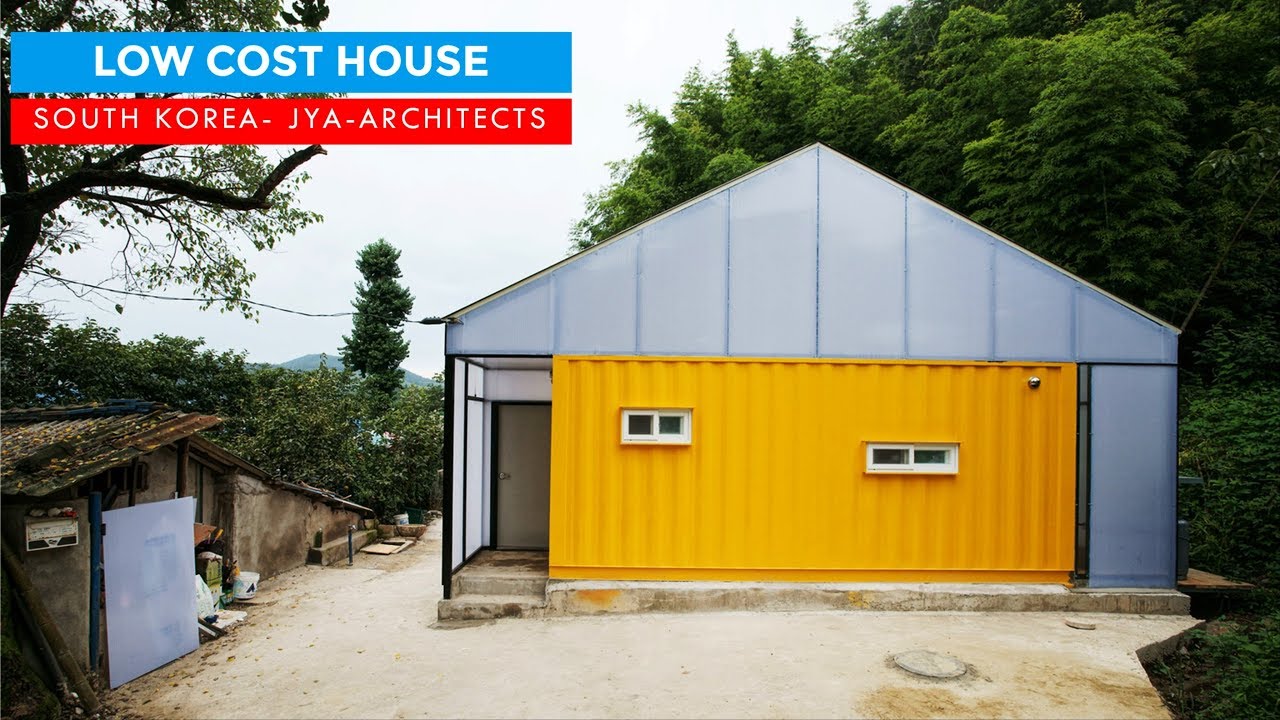 LowCost Container House in South Korea by JYA Architects YouTube
