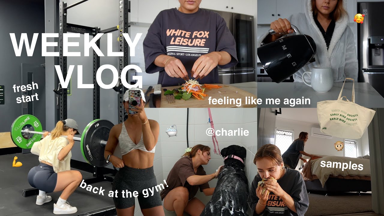 WEEKLY VLOG | I'M BACK AT THE GYM! SAMPLES | a fresh start | FEELING LIKE MYSELF | Conagh Kathleen