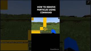 easy trick to remove particles in effects using command (java 1.21.4) #command #minecraft #trending
