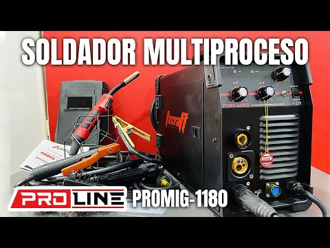 Equipo de soldar proceso MMA/MIG de 180Ah 110V/220V Tecraft Industry