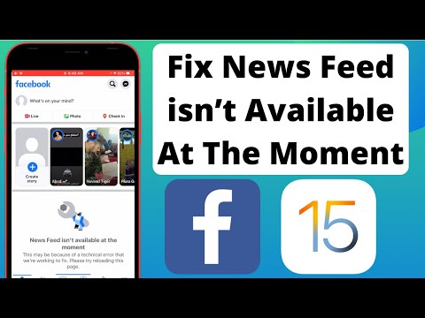 Fix” News Feed Isn’t Available At The Moment Facebook Not Working on iPhone