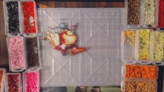 Perler Time Lapse - Golden Sun: Fire Djinn