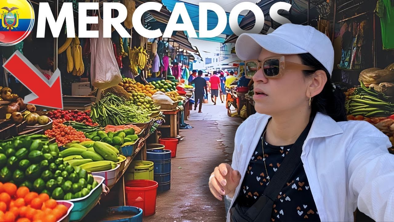 Así es un MERCADO POPULAR en Ecuador 🇪🇨😱