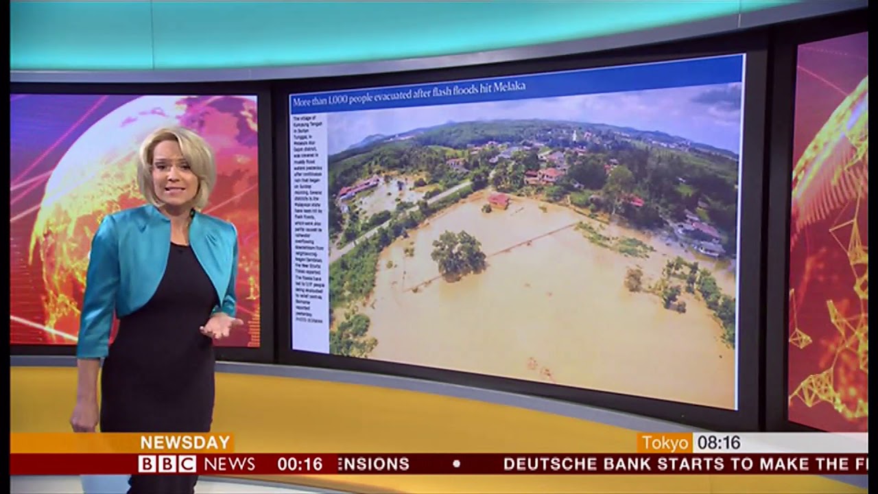 Weather Events 2019 - Flooding causes evacuation (Malaysia) - BBC News - 9th July 2019