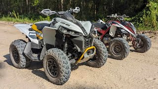 Drag Racing Two of The World's Fastest Quads  Renegade 1000 vs Raptor 700