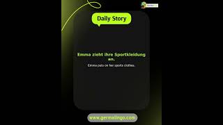 Learn German with Stories! 🇩🇪 Emma's Fitness!