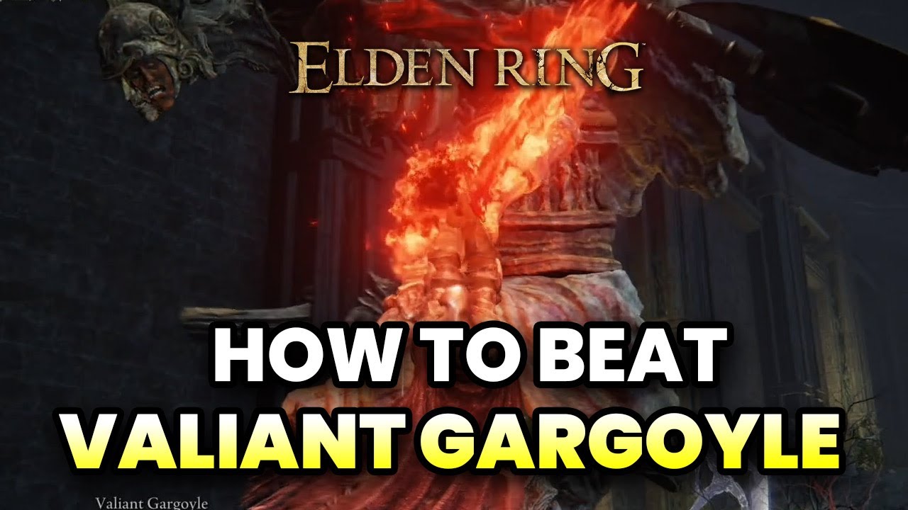 How to beat VALIANT GARGOYLE in Elden Ring & Drops YouTube