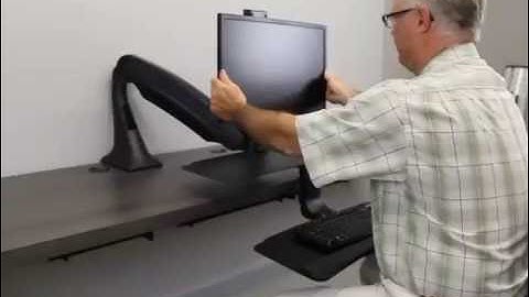 Knape & Vogt Altissimo Workstation -  Monitor Adjustment