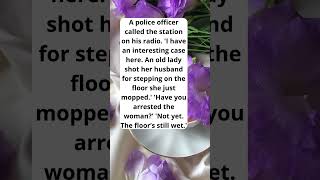 When Mopping Gets Dangerous 😂 Police Radio Call! #newvideo #funny #quotes #jokes #subscribe #police