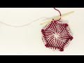 チュニジアンクロシェ（アフガン編み）シンプルスティッチで円を編んでみました Tunisian Crochet Circle With Simple Stitch